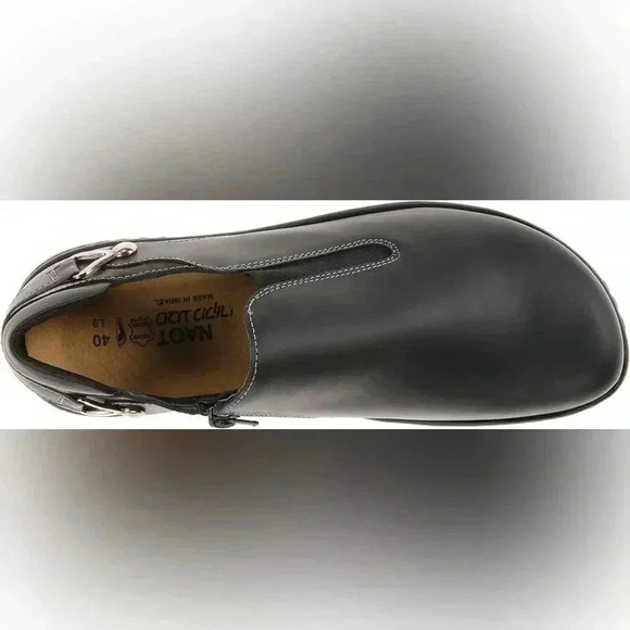 [EU37/US6-6.5]NAOT  Nautilus Women Jet Black/Burgundy/Black Madras 37M - Picture 3 of 10